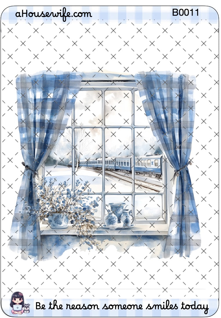 Plaid Blue Winter 3