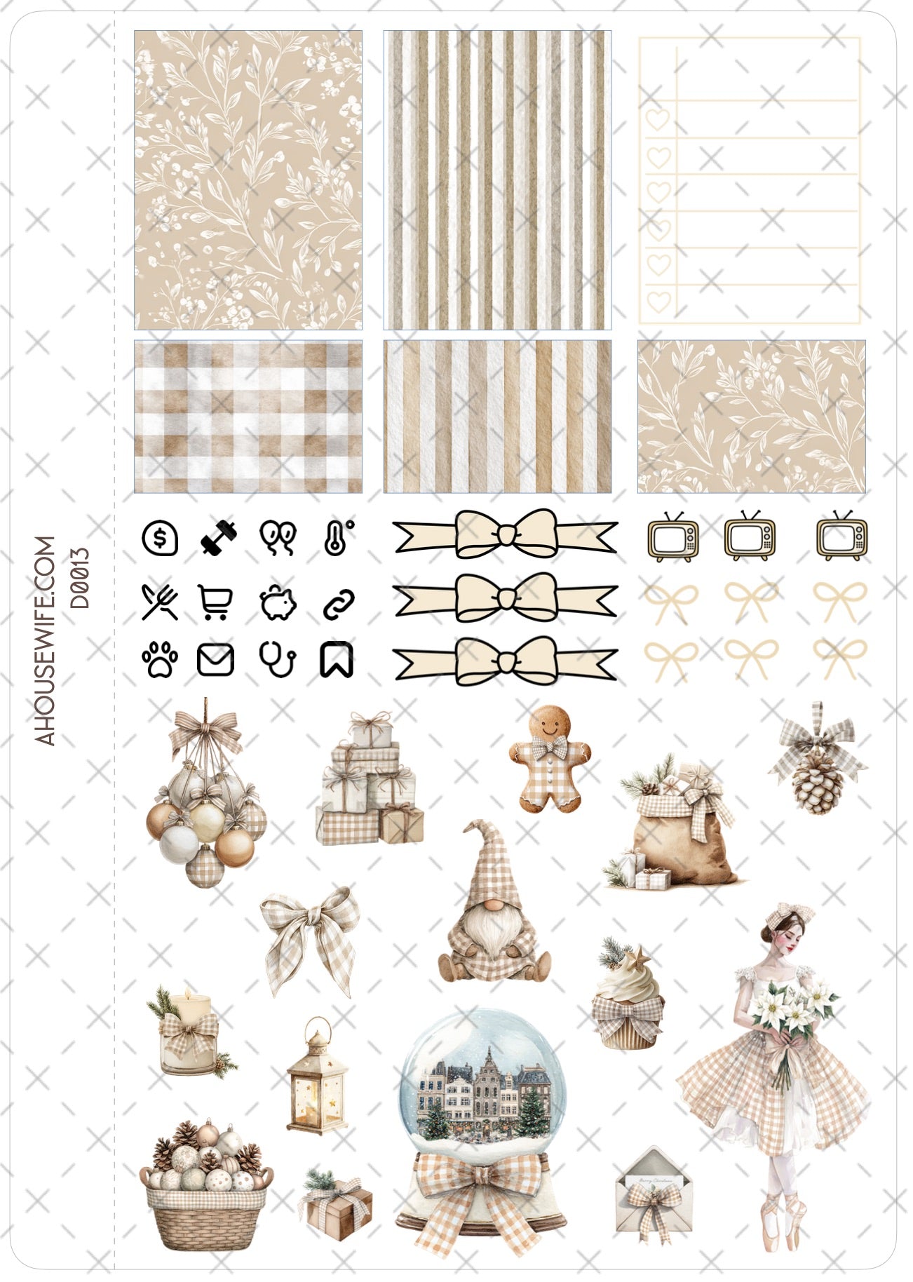 Christmas Classic Beige , Digital