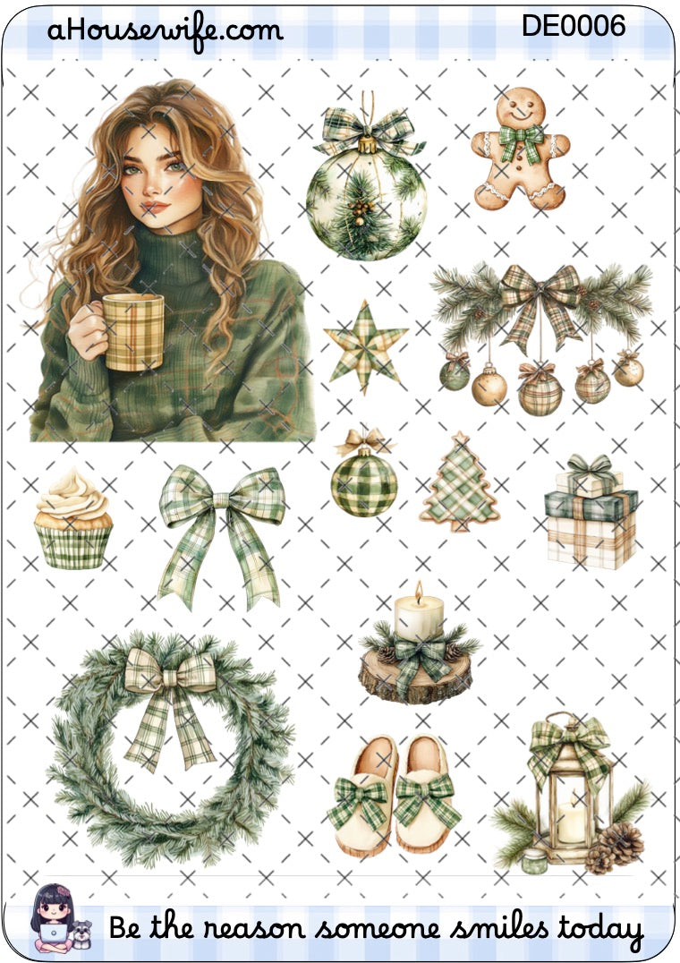 Plaid Green Winter 3