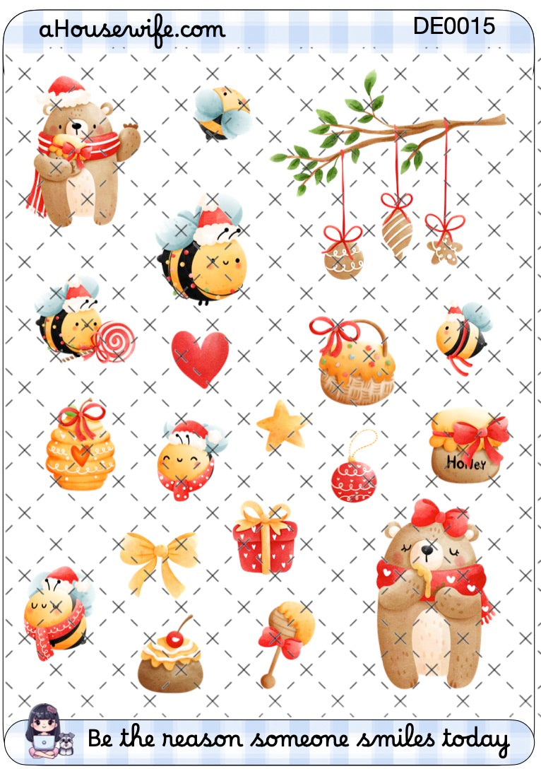 Christmas Bee and Bear