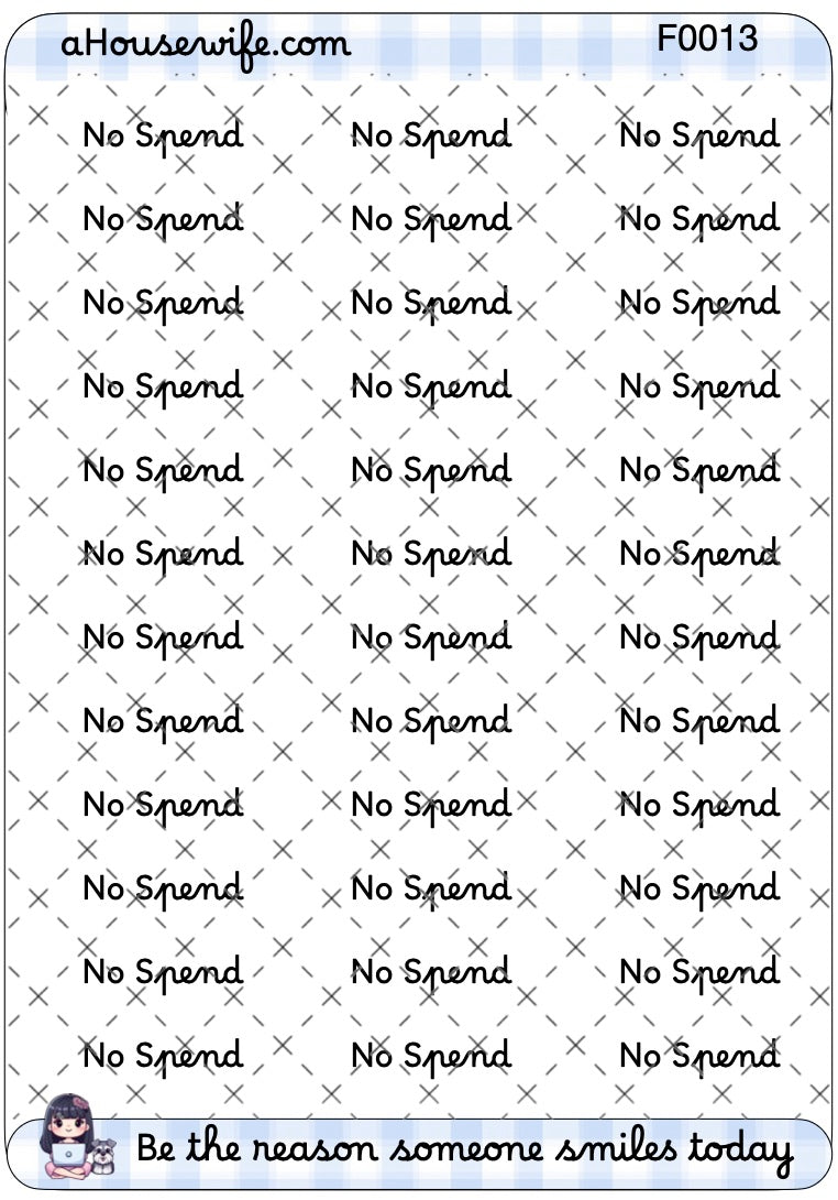 No Spend