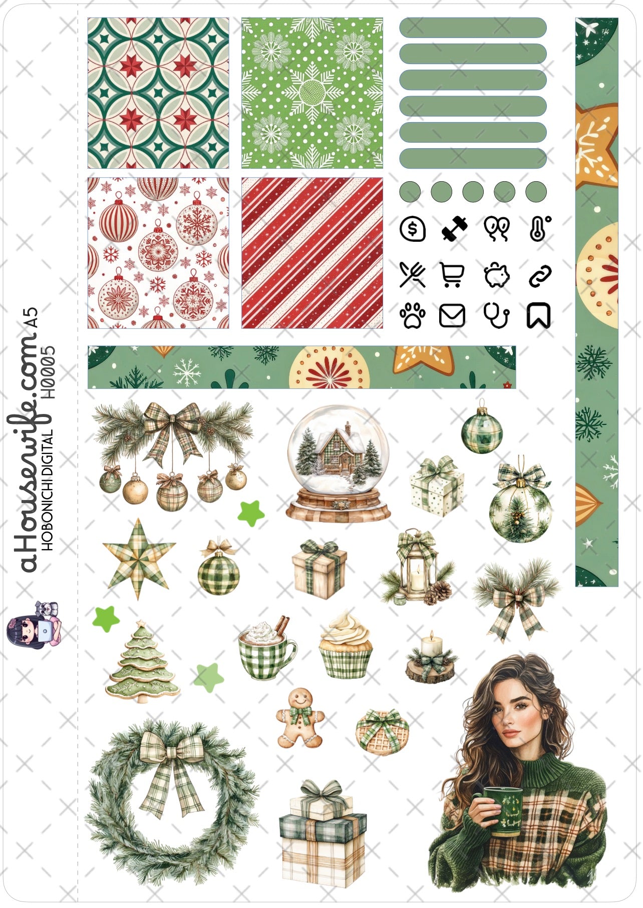 Plaid Green Winter 2