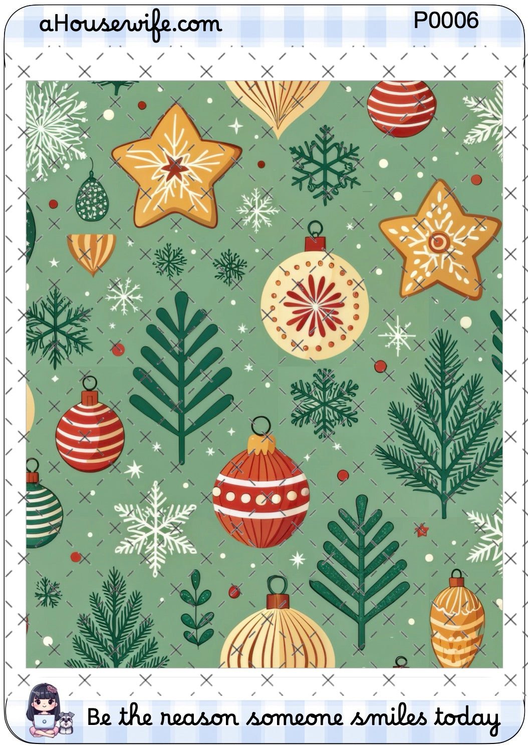 Plaid Green Winter 3