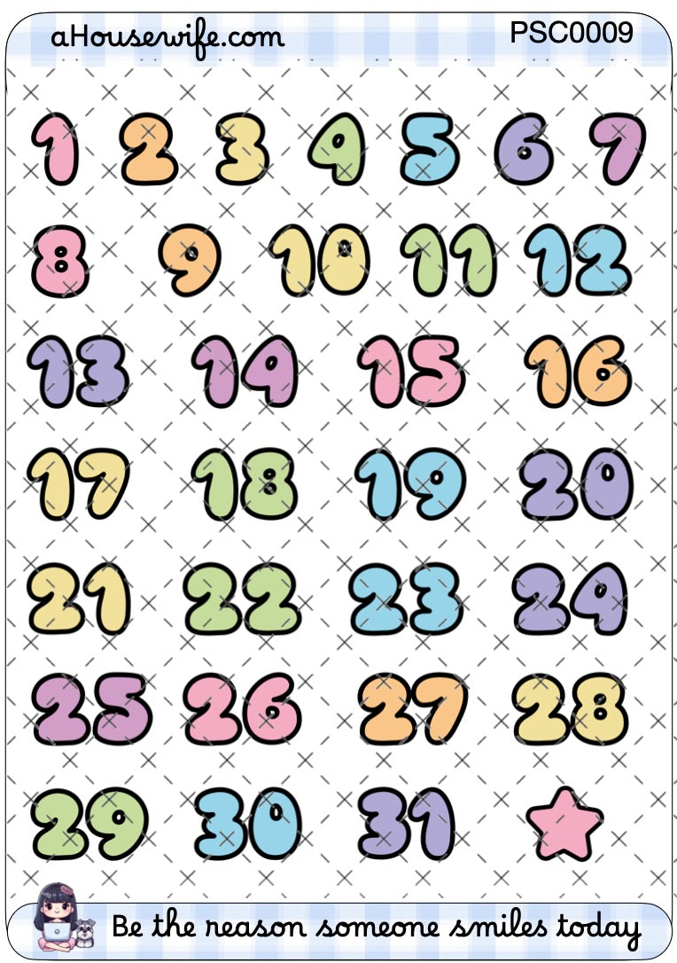 Big Fluffy numbers month