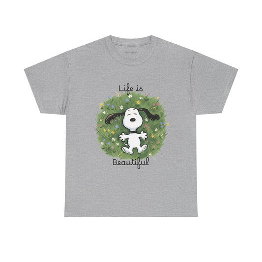 Snoopy "Life is Beautiful" Graphic Tee