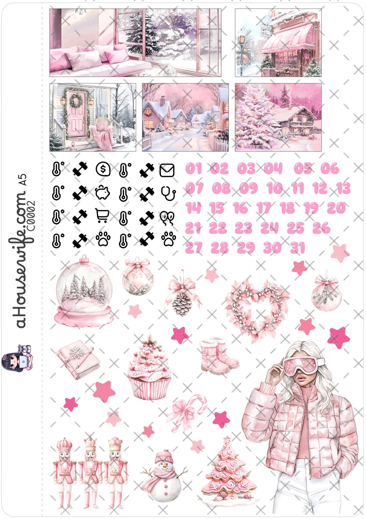 Blushing Christmas 2 , AHCalendar