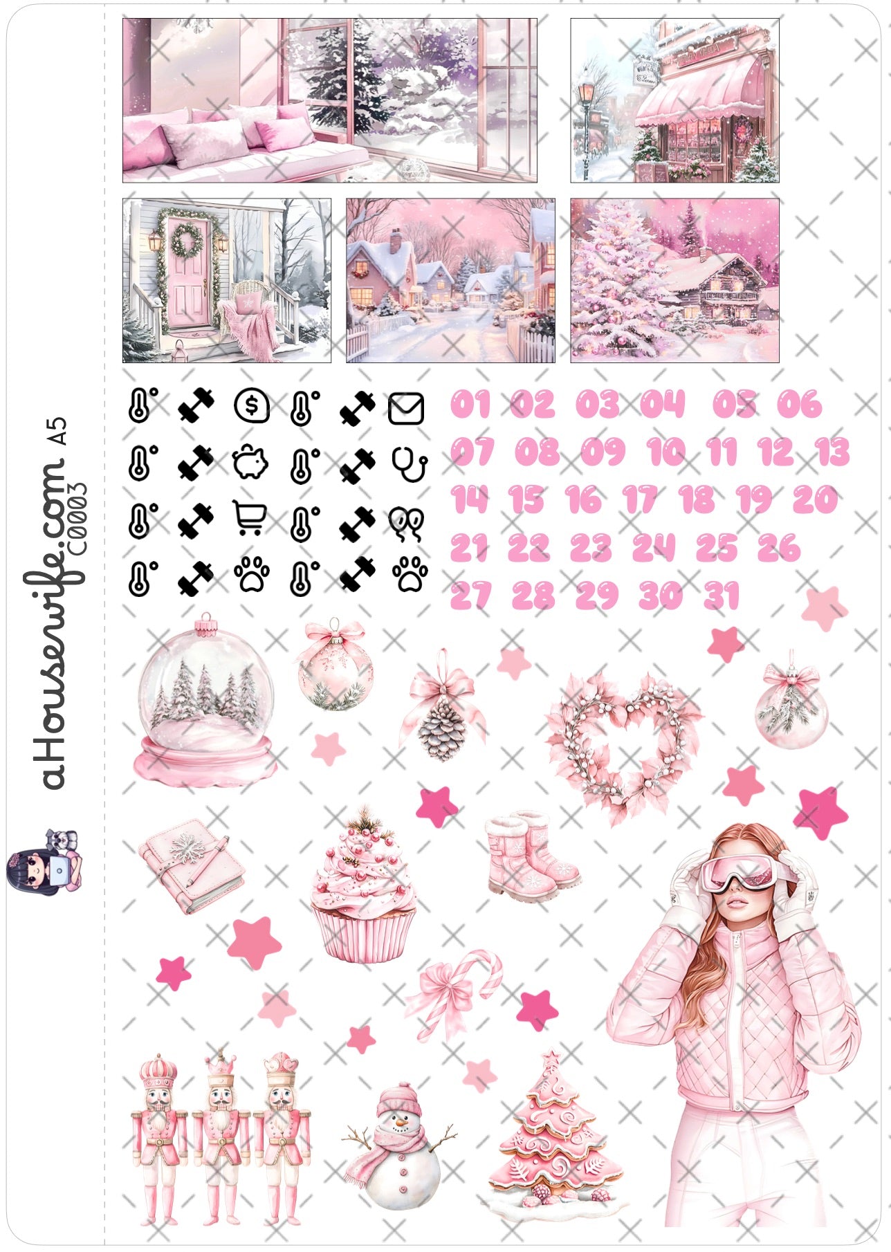 Blushing Christmas 3 , AHCalendar