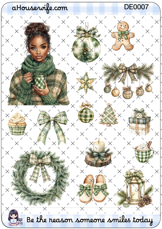 Plaid Green Winter 4