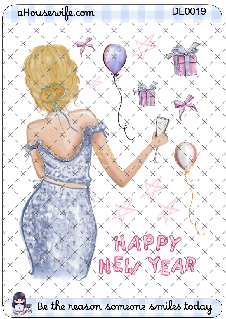 Happy New Year - Blond hair