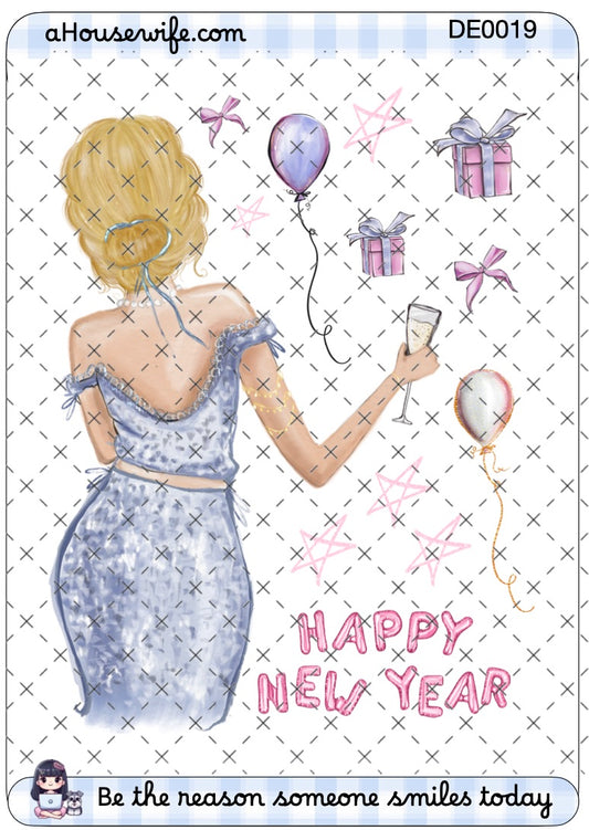 Happy New Year - Blond hair