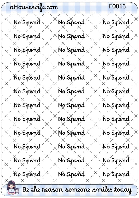 No Spend