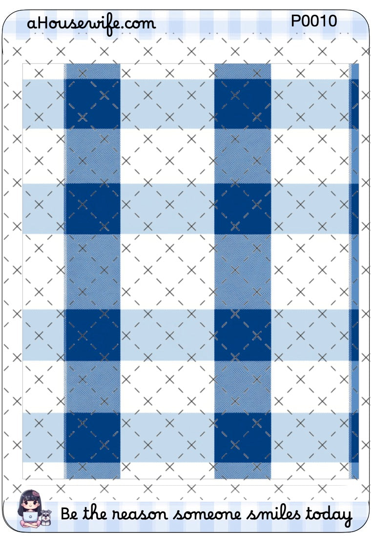 Plaid Blue Winter 3