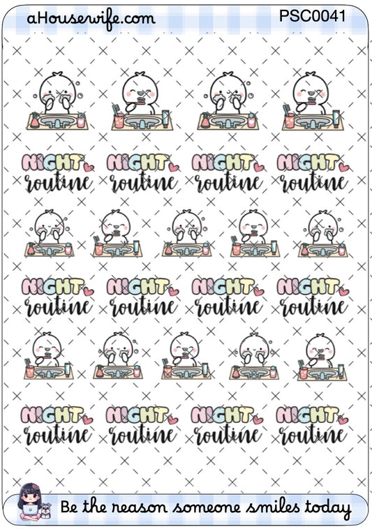 Tiny Peter Night routine